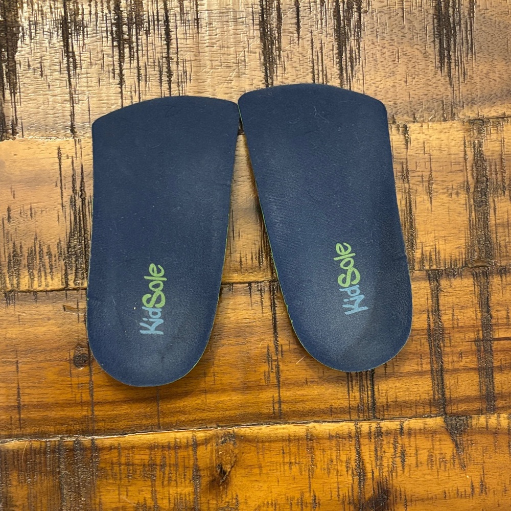 KidSole kids orthotics, blue size small